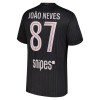 Camisola do Paris Saint-Germain Joao Neves 87 Equipamento 4ª Jordan 2025-26